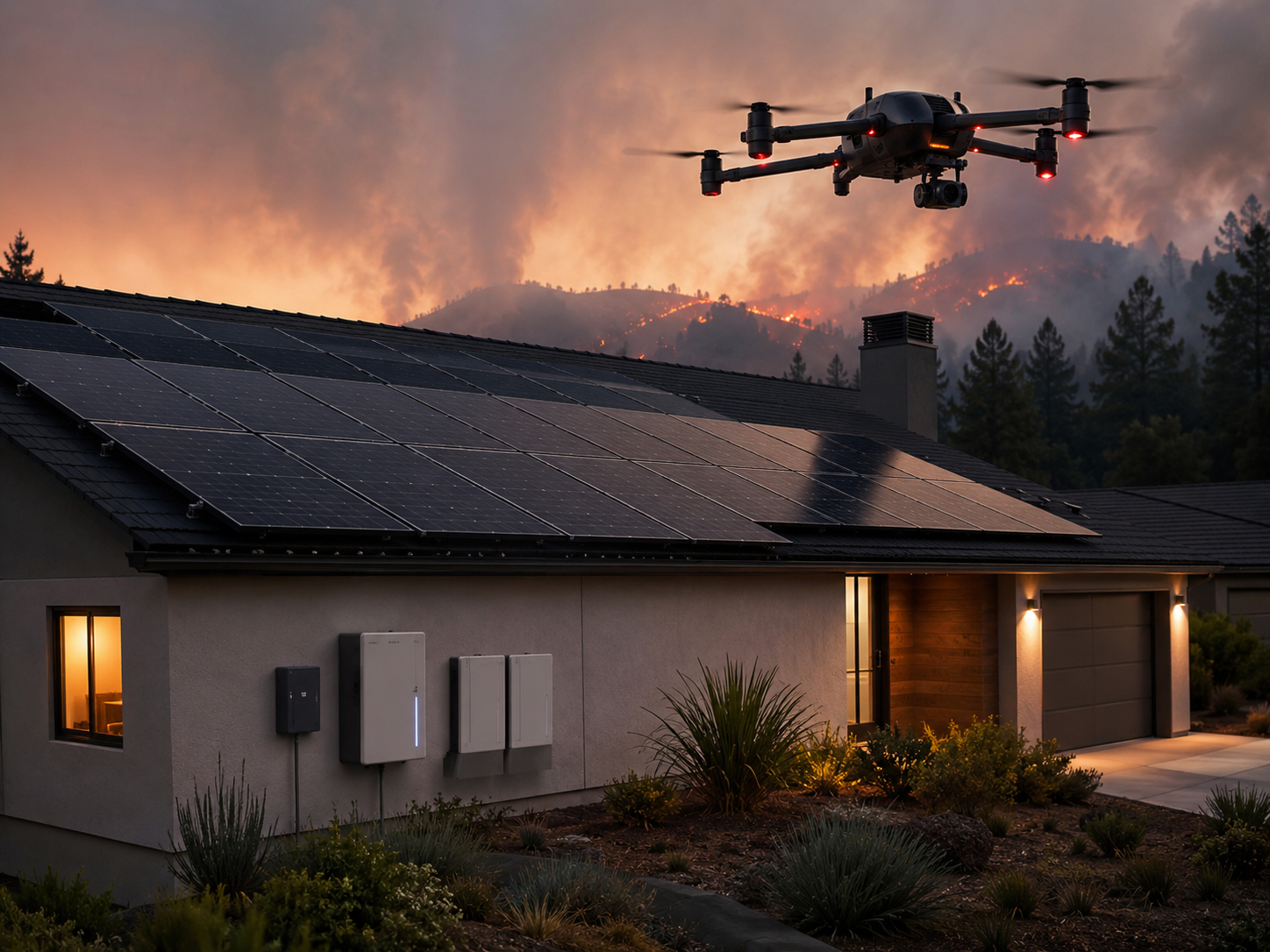 ABC SolarからFRED、山火事レジリエンスとドローン発明へつながる場面