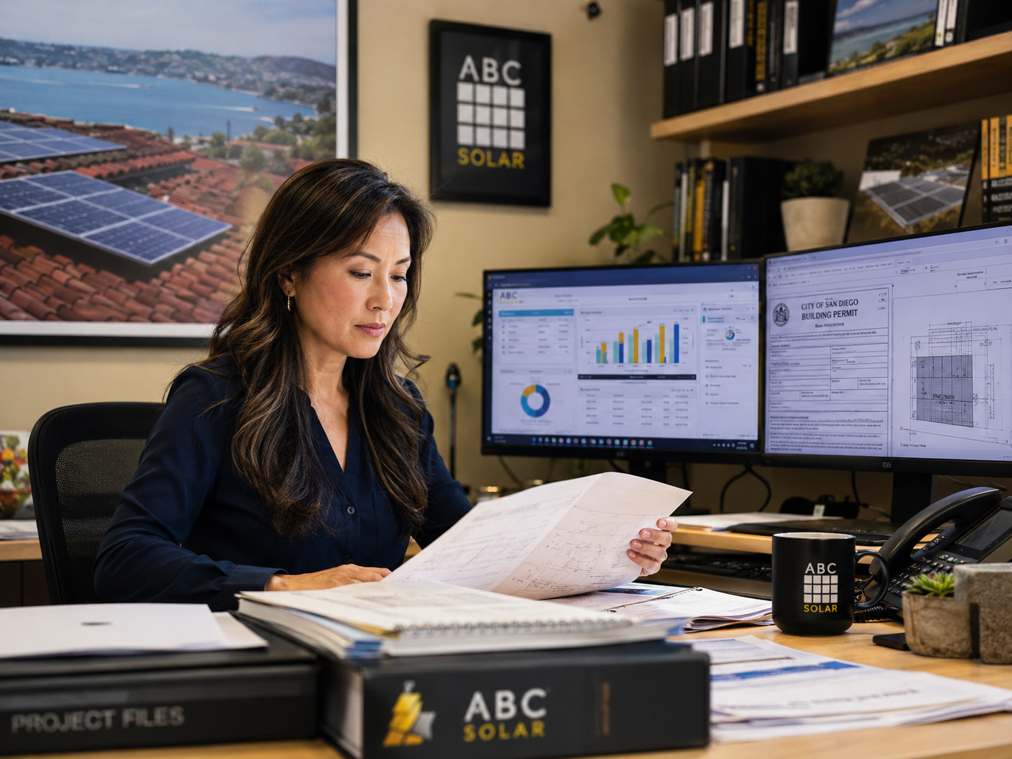 ABC Solarを運営するTomoko Sakai Bartzと太陽光の仕事